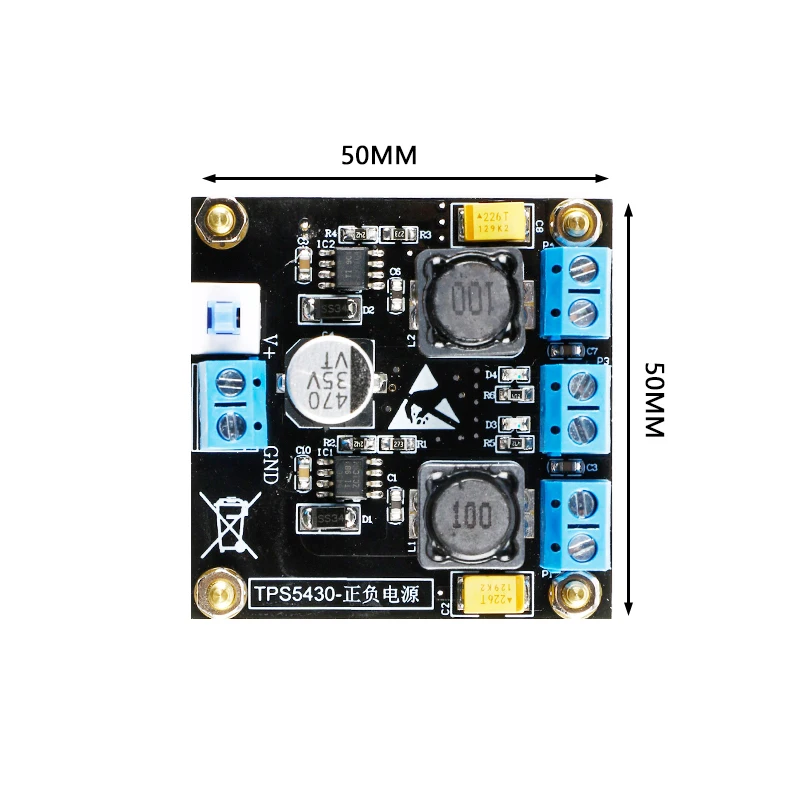 TPS5430 импульсный модуль питания положительный и отрицательный Двойной источник 5