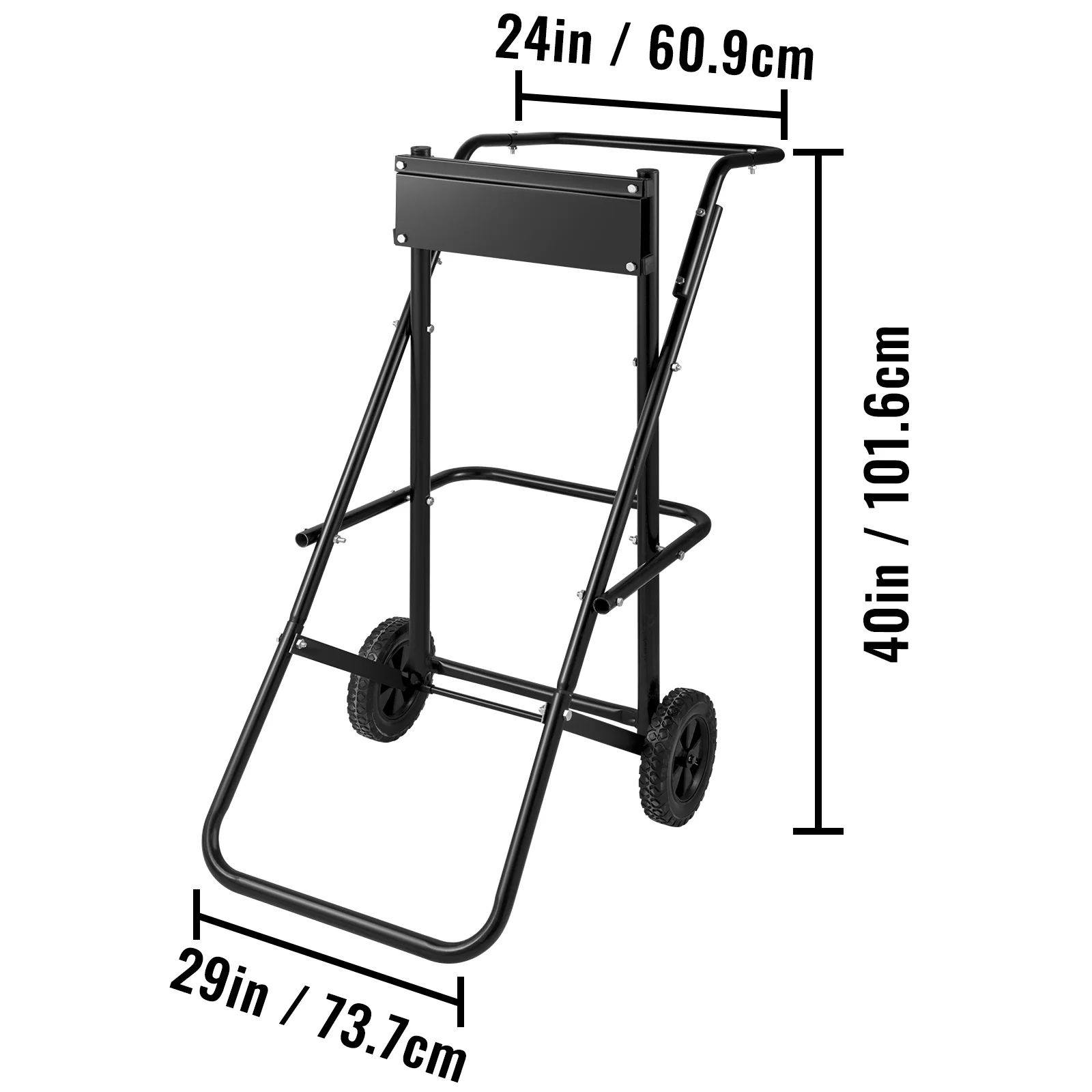 

VEVOR Outboard Motor Stand Portable Boat Motor Carrier Cart 180 LBS Weight Capacity with 2 Wheels Applied On Various Occasions