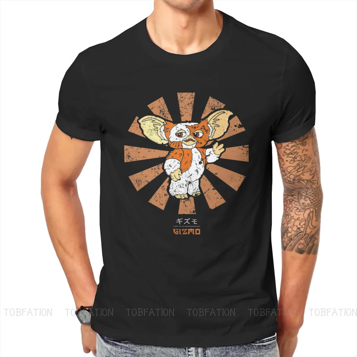 

Gremlins Comedy Horror Film Gizmo Retro Essential T Shirt Vintage Alternative High Quality Tshirt Loose O-Neck Men Clothing