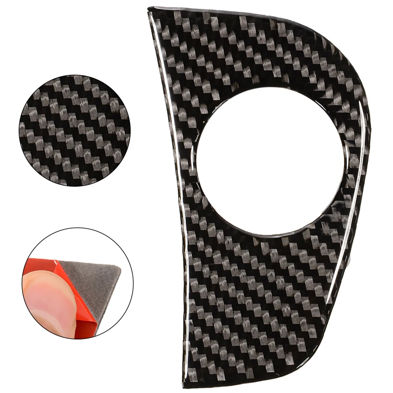 Наклейка Черная из углеродного волокна для переключателя старта 1 шт.