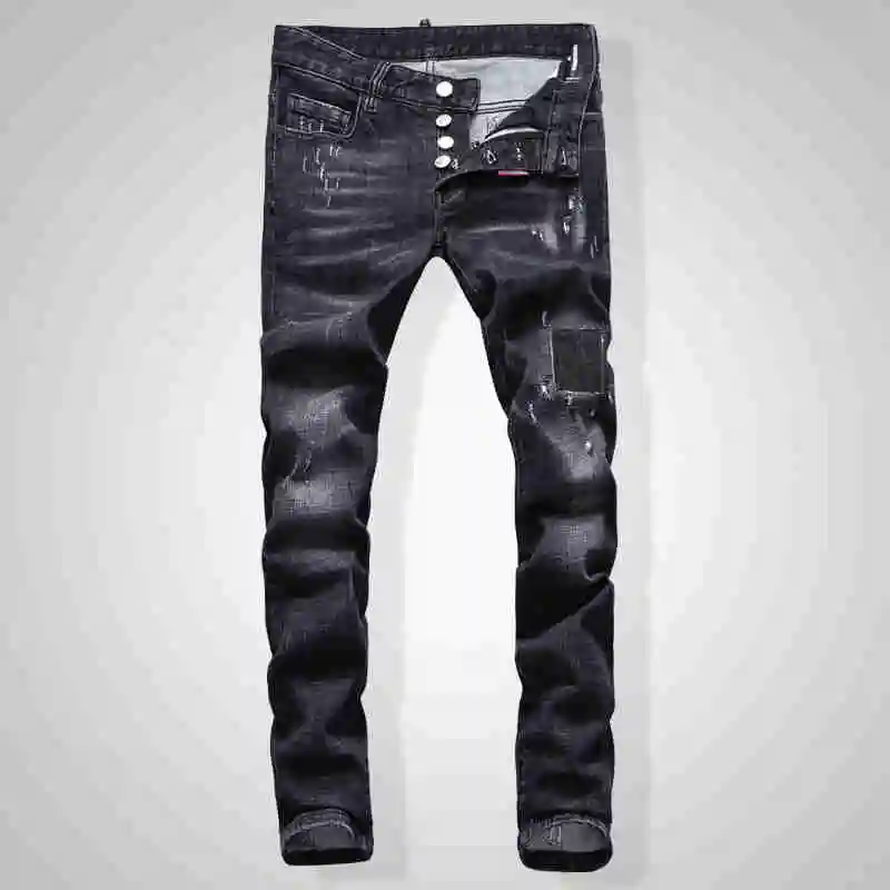 NEW Men Jeans Ripped for Skinny DSQ Pants Outwear Man | Мужская одежда