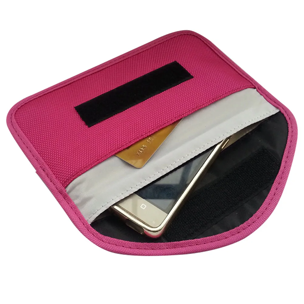 Однотонный двухслойный чехол для экранирования сигнала защитный Портативный