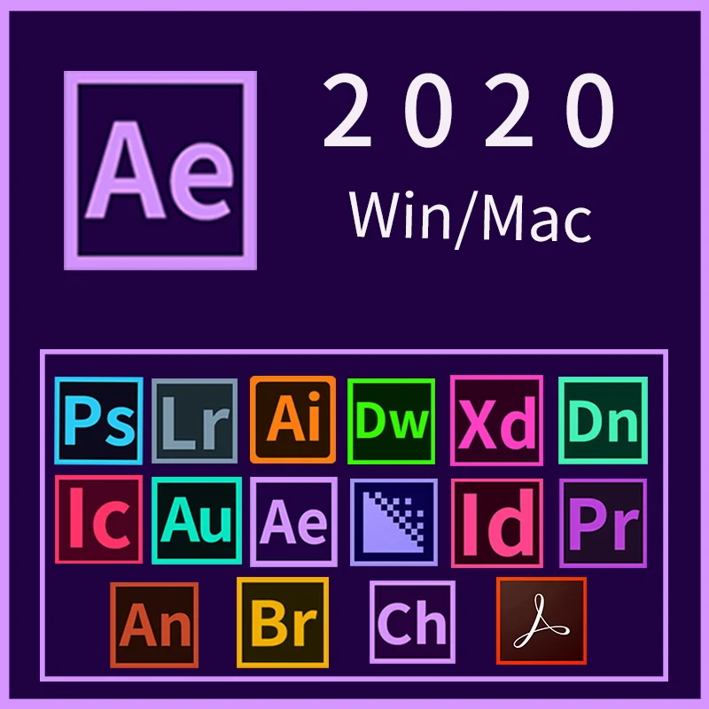 

After Effect 2020 activation-free one-click installation is suitable for Win and Mac books