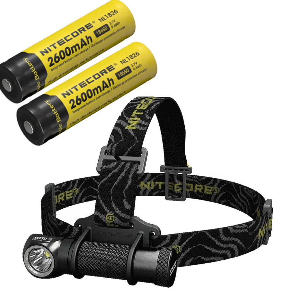 NITECORE HC30 HC30W головной светильник CREE XM-L2 U2 светодиодный Макс 1000ЛМ дальность луча 162 М