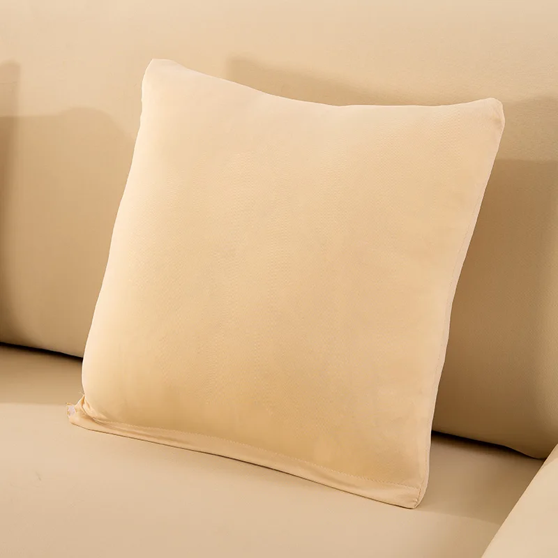 

Solid Color Elastic Pillow Case Cushion Cover 45x45cm
