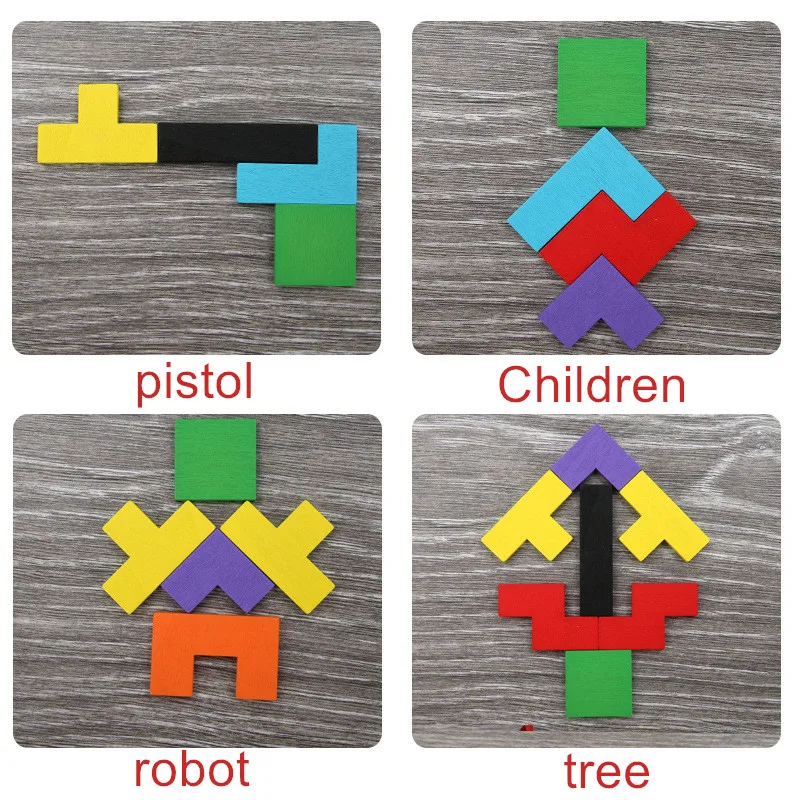 Wooden kindergarten elementary school puzzle early education toys building for children 4-6 years old Jigsaw Puzzle | Игрушки и хобби