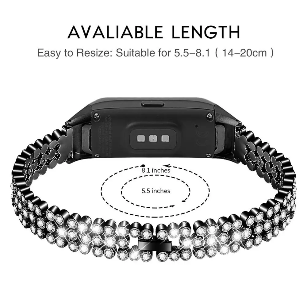 Роскошные часы из нержавеющей стали со стразами ремешок Блестящий Алмазный