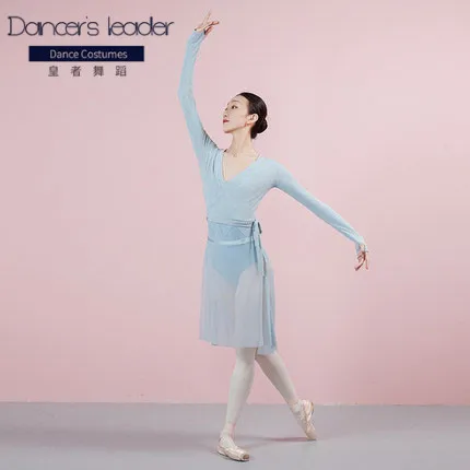 

Ballet Tops Practice Clothes Women's Knitted Sweaters Lace-up Tops Adult Yoga Long-sleeved Dance Clothes Warm Jacket