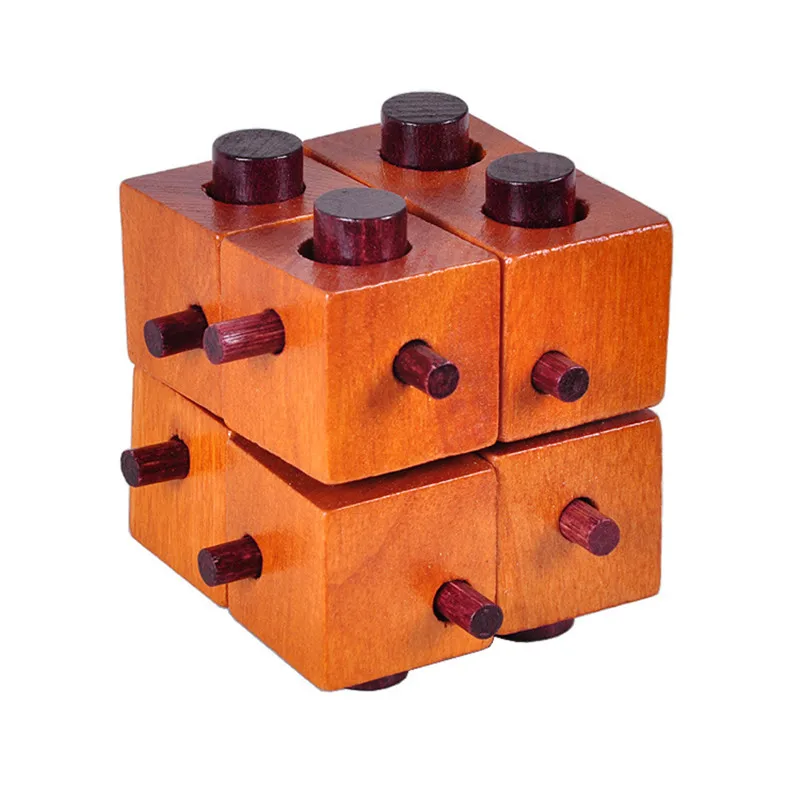 Головоломка Монтессори развивающая Волшебная коробка из 8 частей для взрослых и