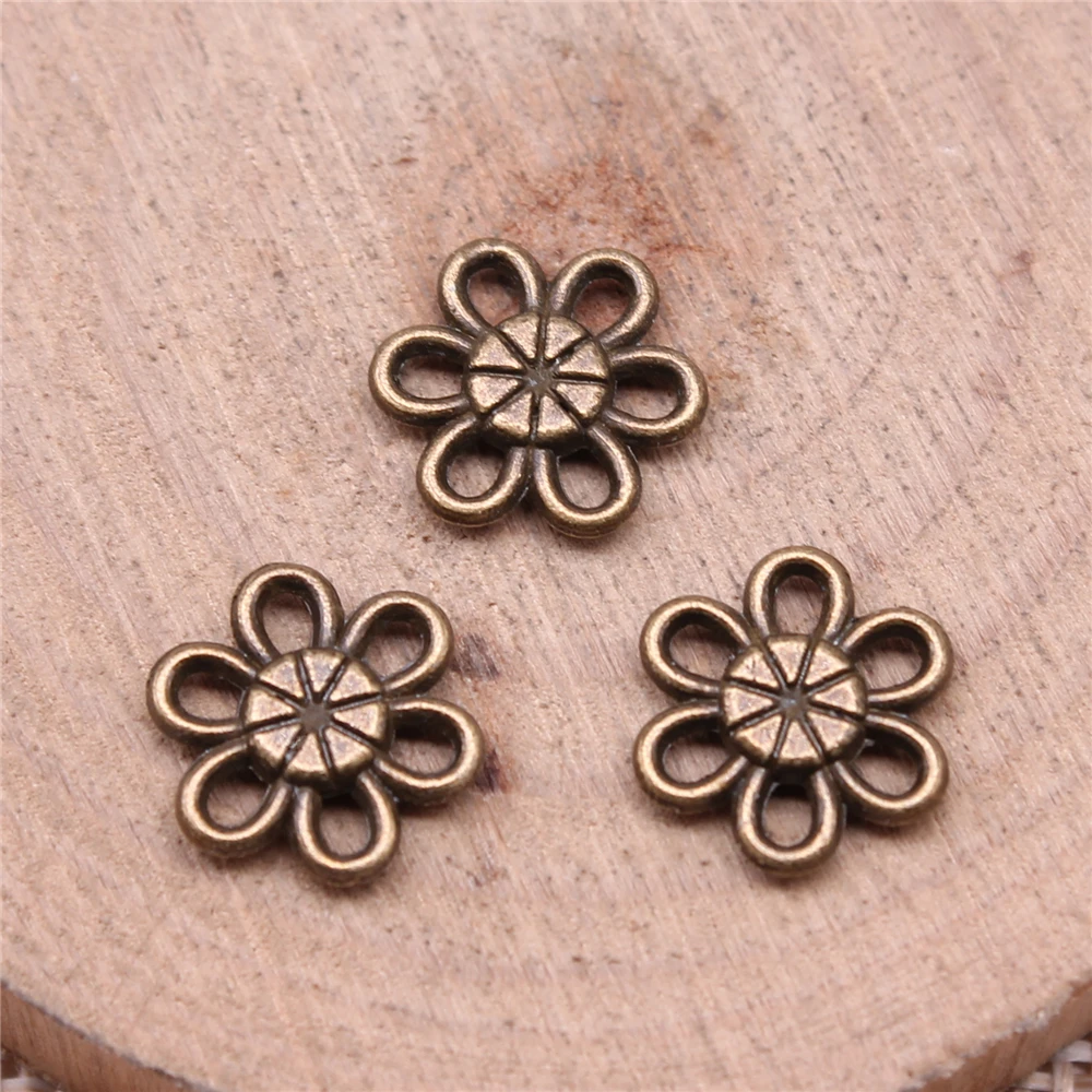 WYSIWYG 20 шт. Ювелирные аксессуары ручной работы небольшой цветок соединитель