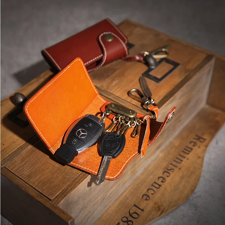 Retro Men's and Women's Key Bag with Card Position Original Manual | Багаж и сумки
