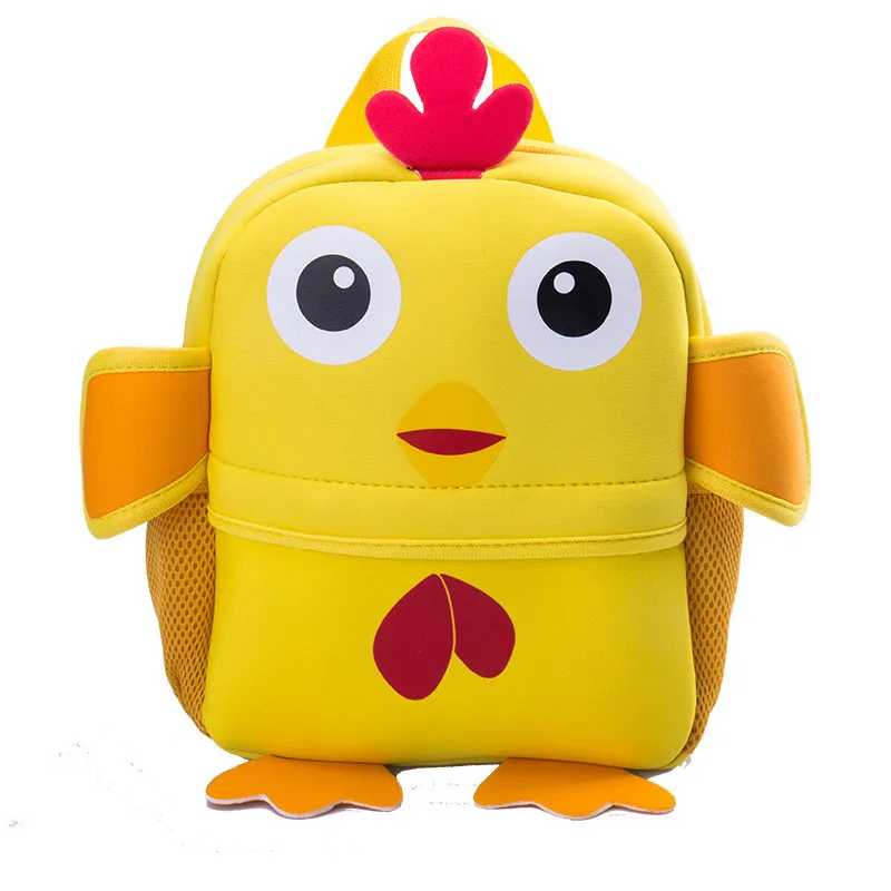 Рюкзак для мальчиков и девочек, из неопрена, с 3d-изображением животных, школьный рюкзак для малышей, 2021