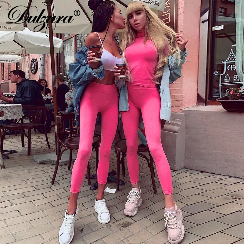 Dulzura 2019 осенние утепленные женские лосины с высокой талией для фитнеса