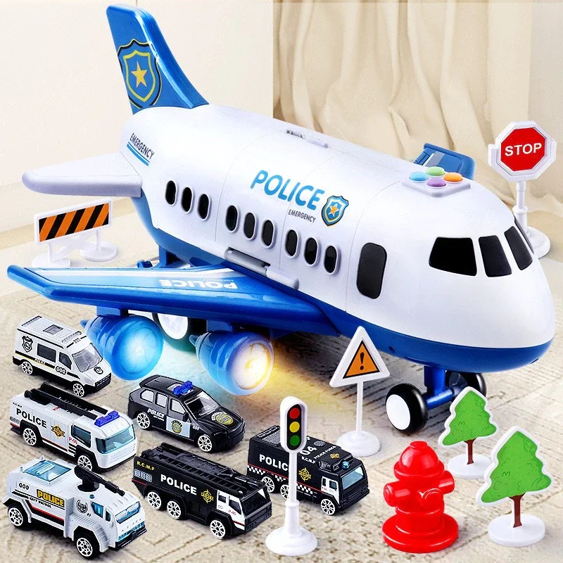 

Music Story Simulation Track Inertia Children's Toy Aircraft Large Size Passenger Plane Kids Airliner Toy Car for Children Gift