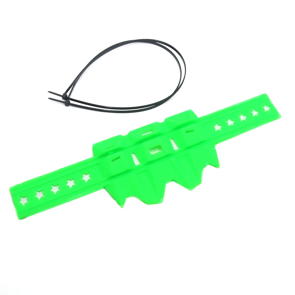 A green Универсальные аксессуары для мотоциклов Fit 100 мм-140 мм Овальный/akrapovic выхлопной протектор может Крышка для Honda Yamaha Suzuki Kawasaki - Цвет: A green