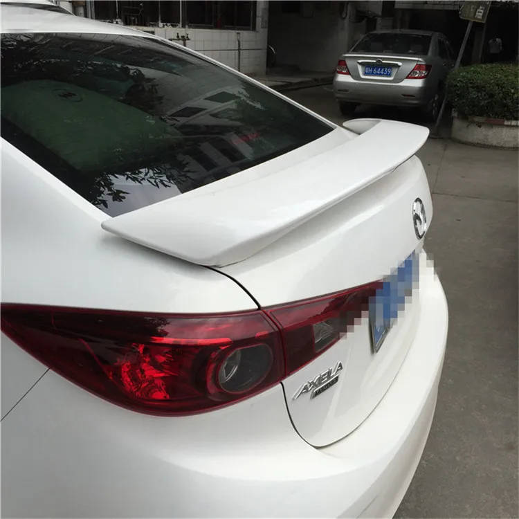 Для Mazda 3 Axela спойлер 2014 2016 Mazda3 YWck Спойлер ABS пластик Материал заднее крыло