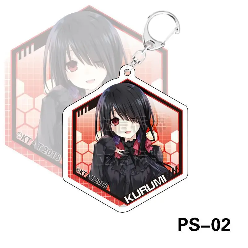 Акриловый брелок для косплея йошино из аниме свидание и прямая трансляция Yatogami
