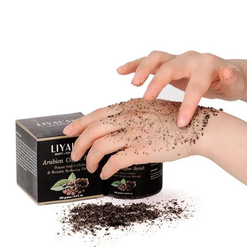 Arabica Coffee Scrub Body Cream Dead Sea Salt For Exfoliating Whitening Moisturizing Anti Cellulite Treatment Acne | Красота и