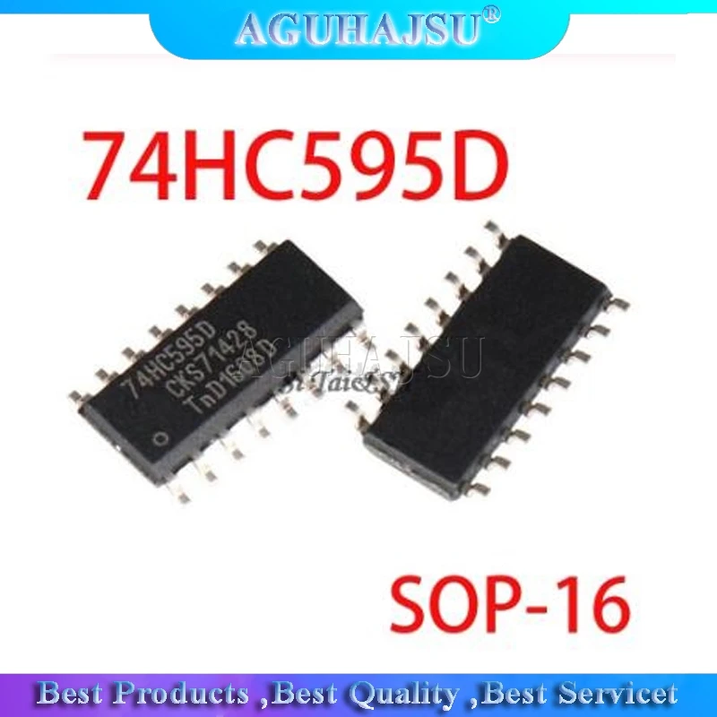 20 шт./лот 74HC595D SOP16 74HC595 SOP SN74HC595DR SMD новый и оригинальный IC|Интегральные схемы| |