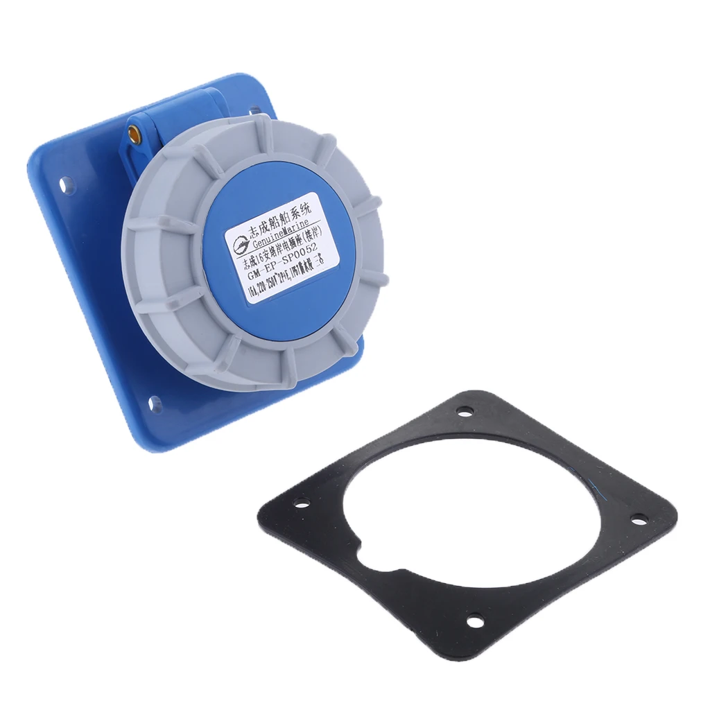 Штепсельная Вилка IP67 водонепроницаемая промышленная электрическая вилка и