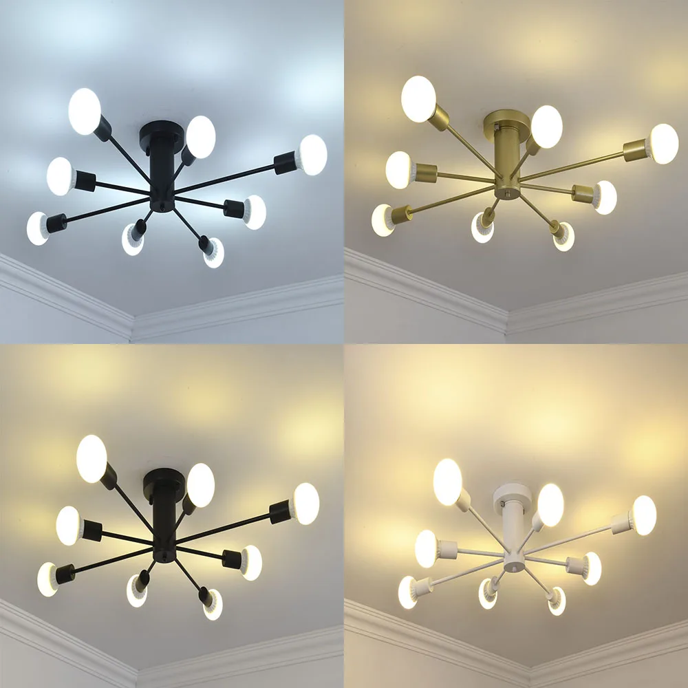 Красивая комнатная потолочная Светодиодная лампа для гостиной ресторана