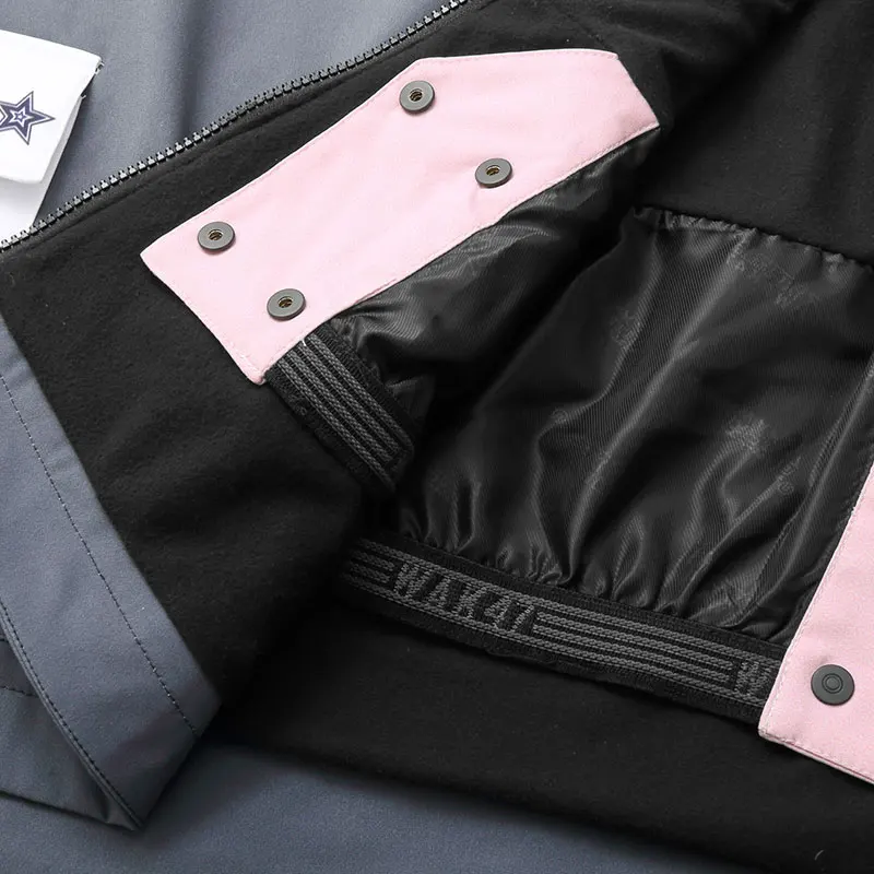 Женский лыжный костюм SPATA 2021 теплый плотный водонепроницаемый Зимний для катания