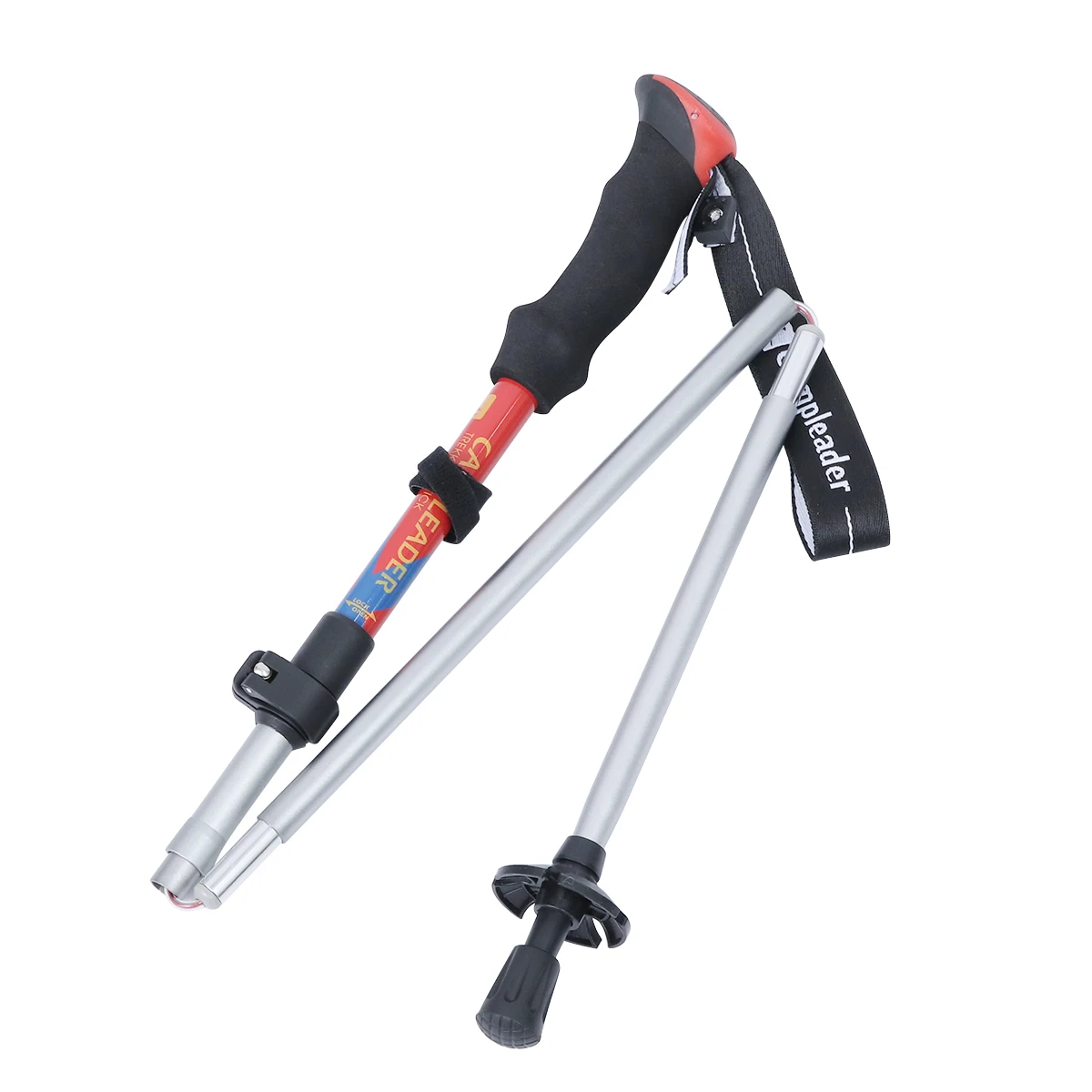 Складная телескопическая трость из алюминиевого сплава для пеших прогулок