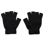 2021 велосипедные перчатки для верховой езды новые мужские черные трикотажные перчатки без пальцев осень-зима уличные эластичные теплые полуперчатки стрейч