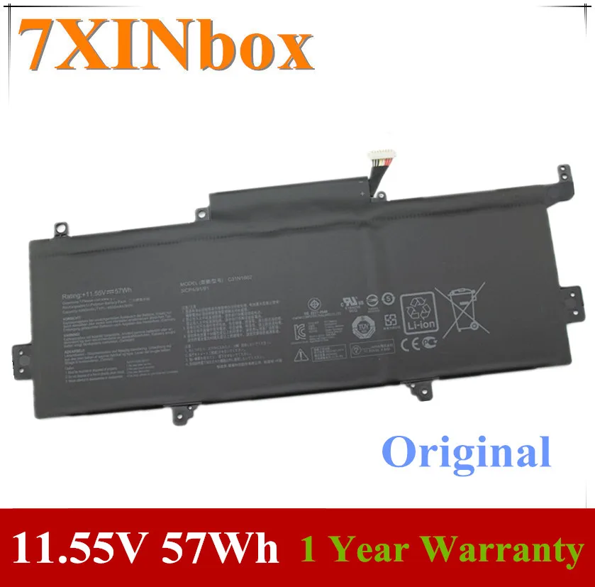 7XINbox 11,55 в 57wh C31N1602 Аккумулятор для ноутбука ASUS UX330 UX330UA UX330U Серия ноутбуков