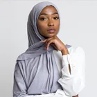85*180 мусульманский хиджаб из Джерси шарф для женщин femme musulman хиджаб исламские платки soild Цвет модал платок для женщин