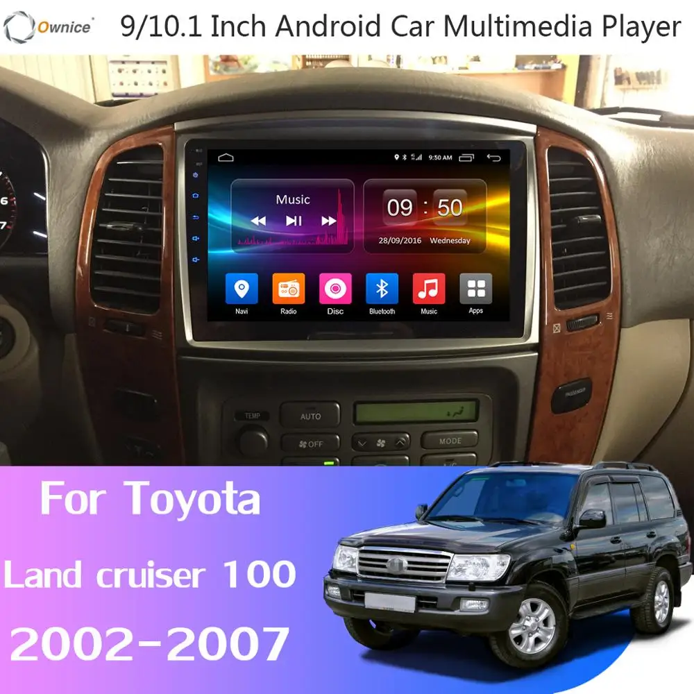 360 ° 4 * AHD камера Android 9 0 8 ядер 4G + 64G GPS радио CarPlay SPDIF DSP Автомобильный плеер для Toyota Land