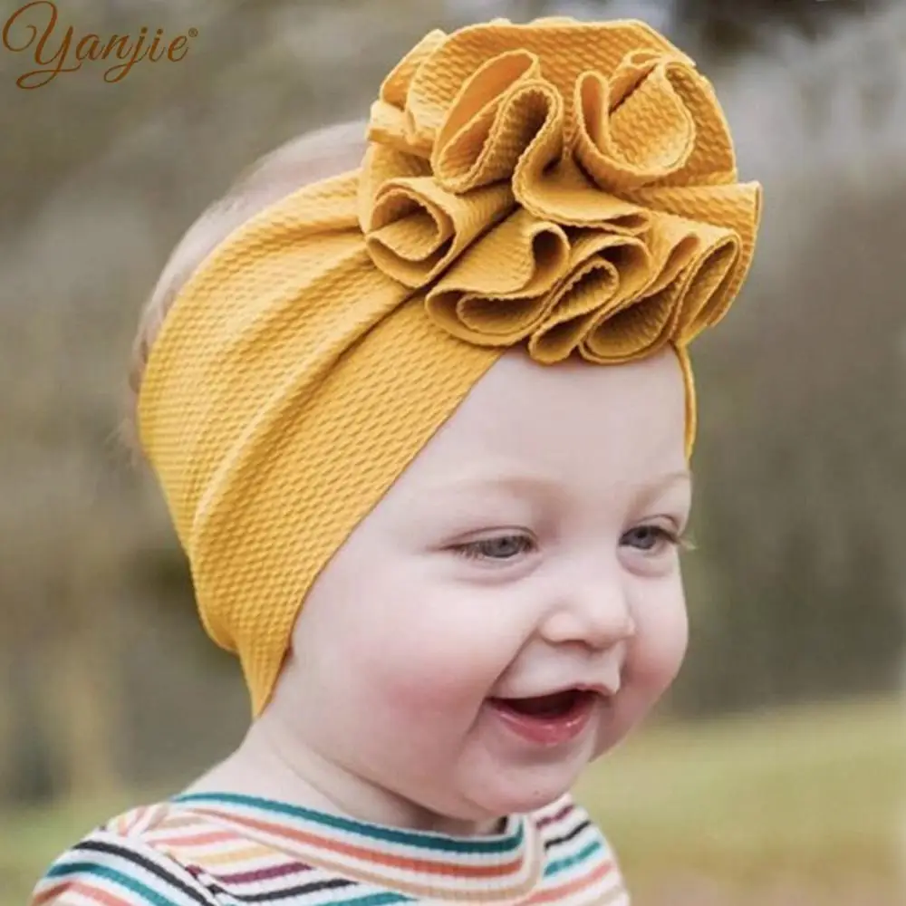 Тюрбан с оборками и цветочным принтом для девочек Новое поступление 2021 Весенняя