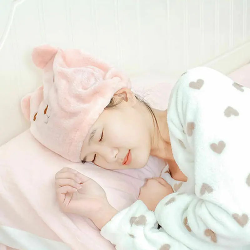 Лидер продаж однотонный тюрбан из микрофибры для волос женская шапка девушек