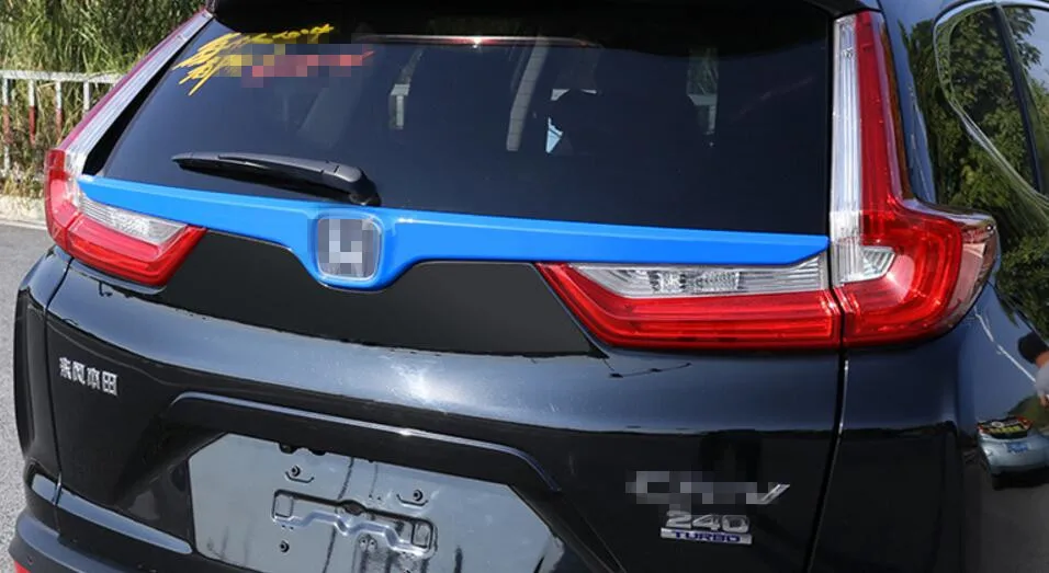 Для Honda CRV 2017 ABS Хромированная Автомобильная Задняя Крышка багажника защитная