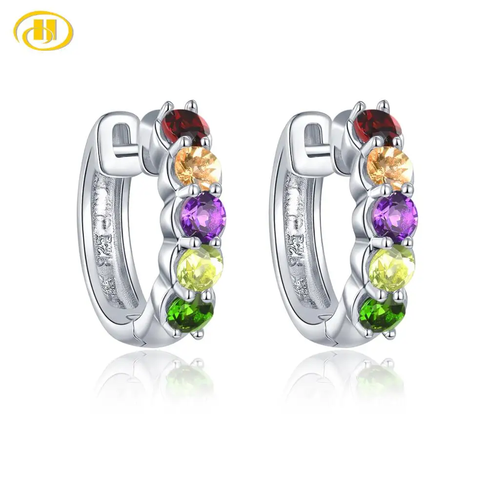 

Серьги-кольца Hutang женские, из серебра 925 пробы