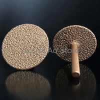 16 50mm brazed diamond grinding head t type thin sanding grinding disc marble stone jade carving cutters granite cutting disc