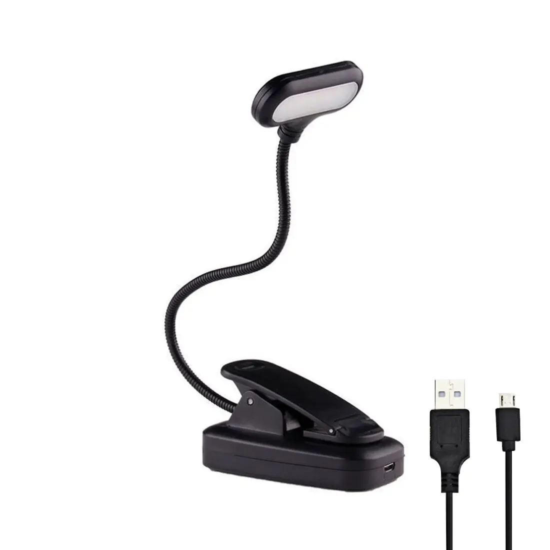 Светодиодный книга светильник s Usb Ночной регулируемый миниобъектив для