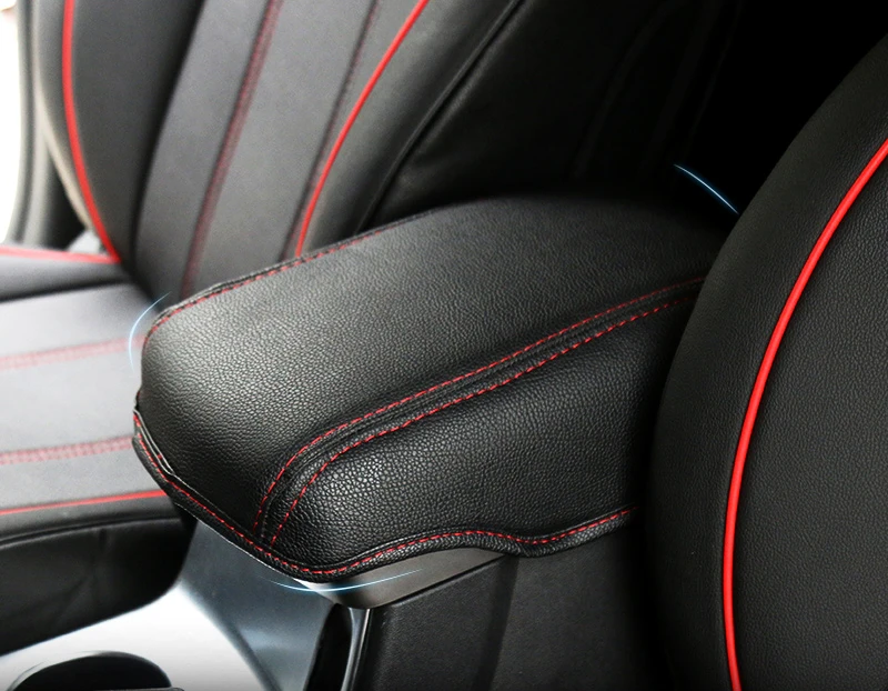 Подлокотник автомобильный из кожи и супер волокна подлокотник консоли