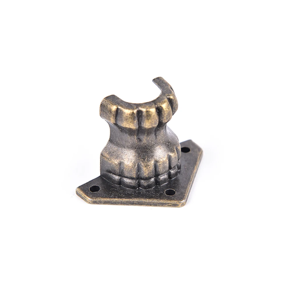 ZLinKJ 4 шт./Партия декоративные 35*25 мм ноги угол протектор цинковый сплав Ретро