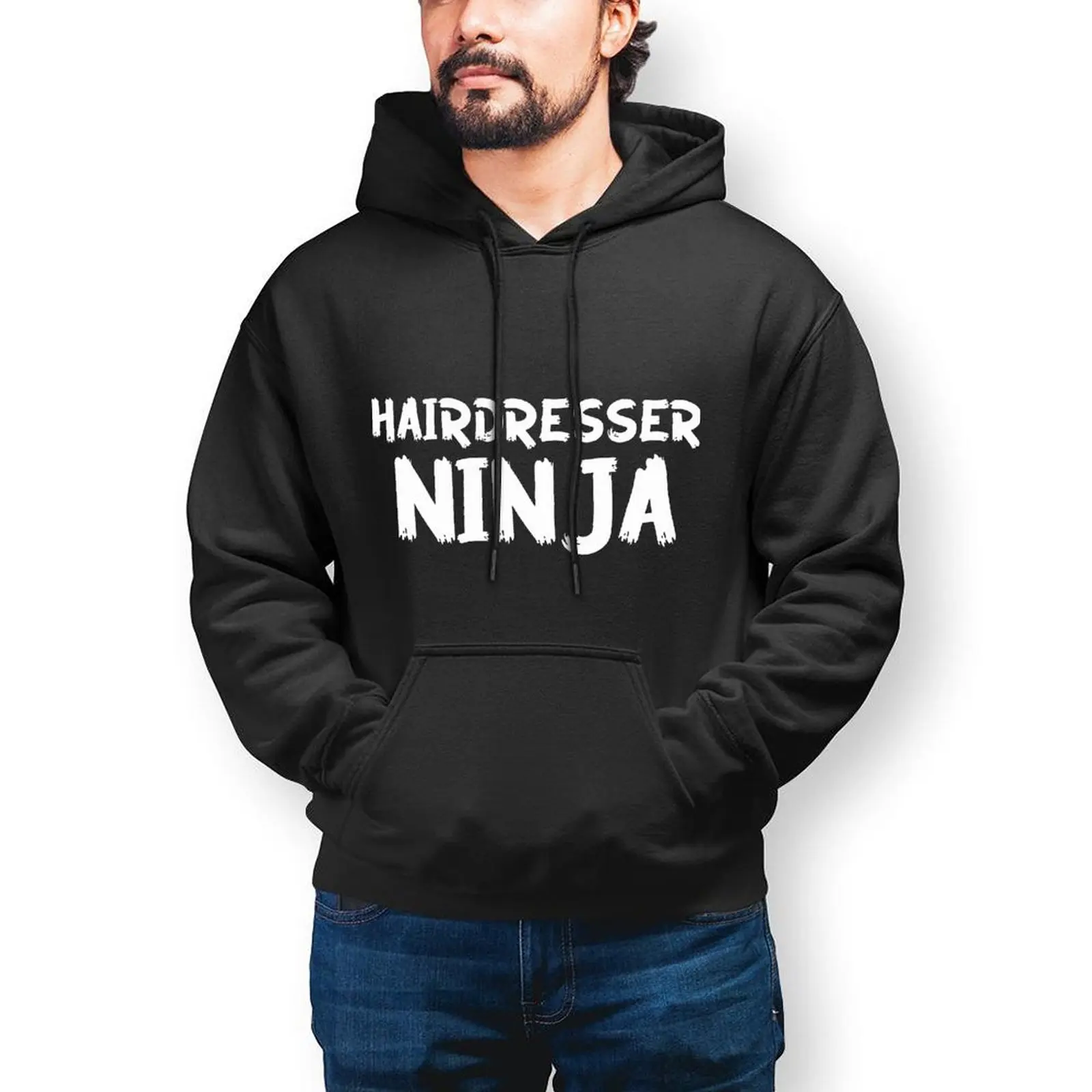

Hairdresser Hoodie Loose Warm Hoodies Cool Long Length Cotton Pullover Hoodie Mens Oversize