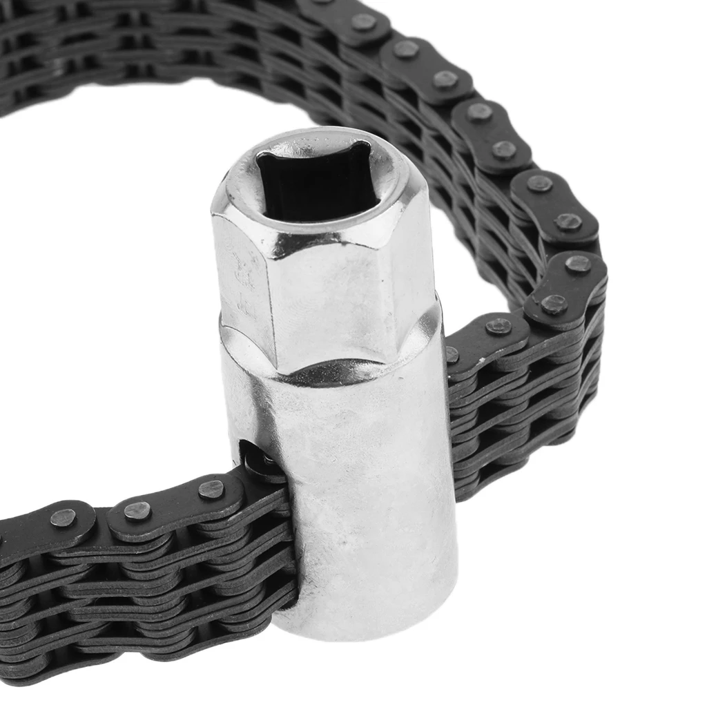 

44 Knots Chain Fuel Oil Filter Wrench 120mm Spanner 1/2" Removal Tool
