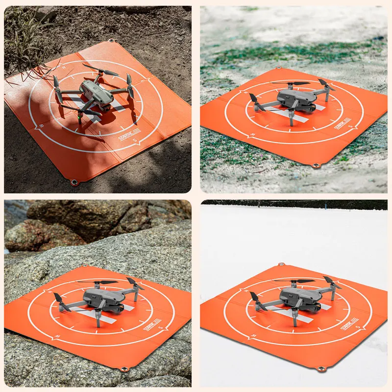 

65CM Foldable Landing Pad For DJI Mavic Mini 2/Air 2S/Air 2 / Mavic 2 Pro FPV Combo Phantom 3 4 Parking Apron Square Mat Nail