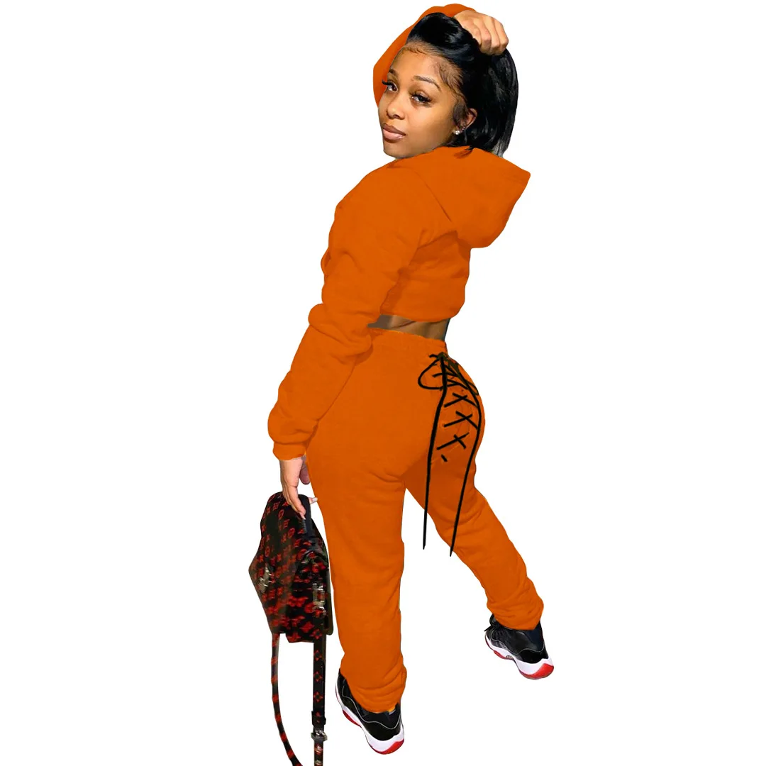 2021 костюм из двух предметов женской моды свитер для повседневной носки |