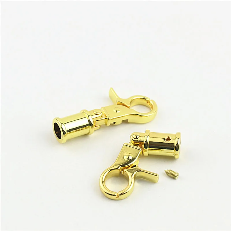 20pcs 7x45mm Metal Buckles Bag Handle Strap Belt Cap Hook Lobster Snap Clip Clasp Buckle Handbag Hanger Hardware Accessories