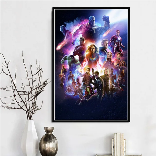 Танос Марвел фильм Персонаж Железный человек росписи Мстители 4 декоративный