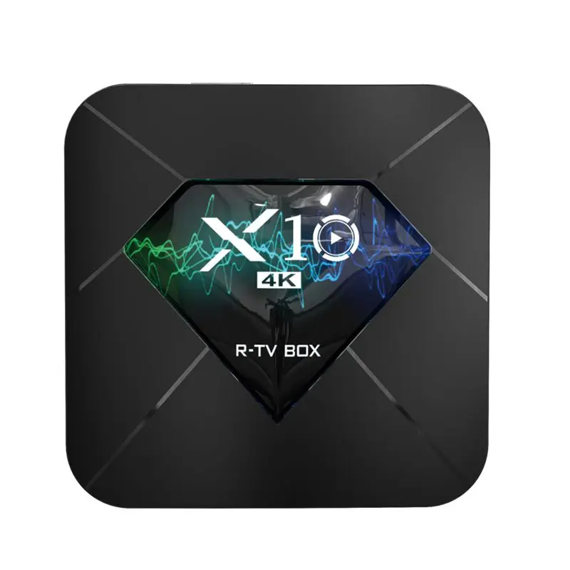 R-Tv Box X10 телеприставка S905W четырехъядерный Android 7 1 сетевой плеер 2G + 16Gb Wifi-Us Plug |
