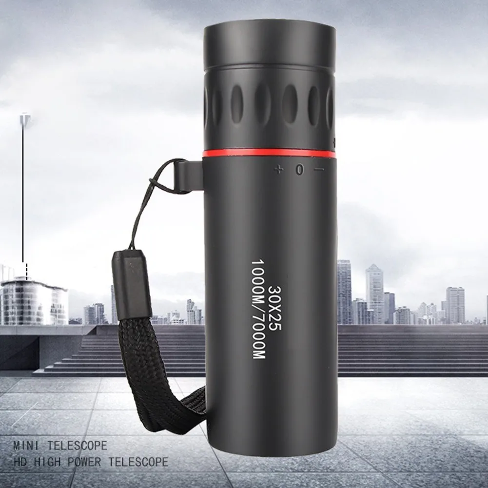 

High Definition Zoom Mini Monocular Telescopic 30x25 For Outdoor Hunting And Camping Hiking Fully Coated Optics Single-handed