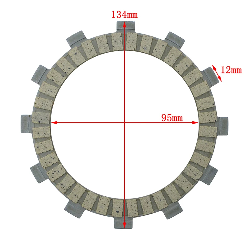 Запасные части для двигателя мотоцикла AHL комплект фрикционных пластин