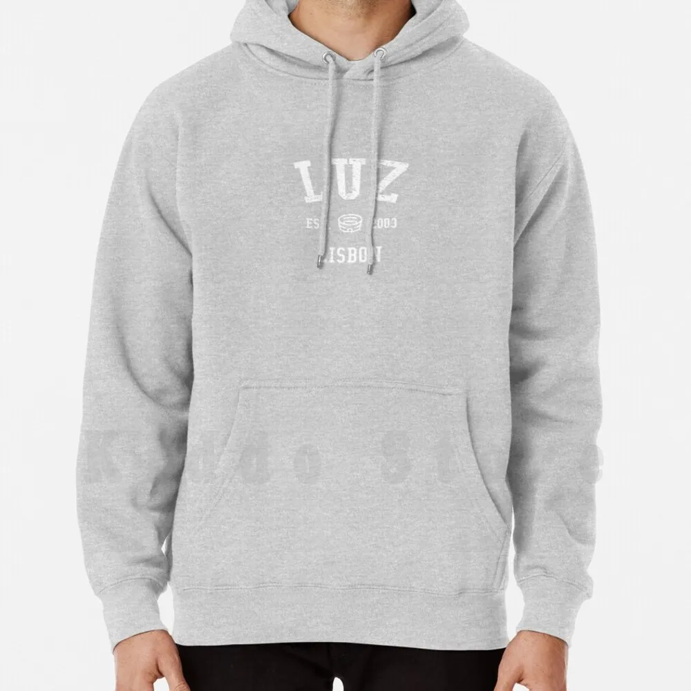 

Luz Hoodie Long Sleeve Luz Lisboa Lisbon Estadio Portugal Portuguese Futebol Soccer Futbol Stadium