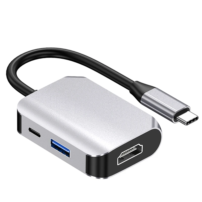 

Док-станция для ноутбука 3 в 1, USB 3,0 Тип C PD 60 Вт